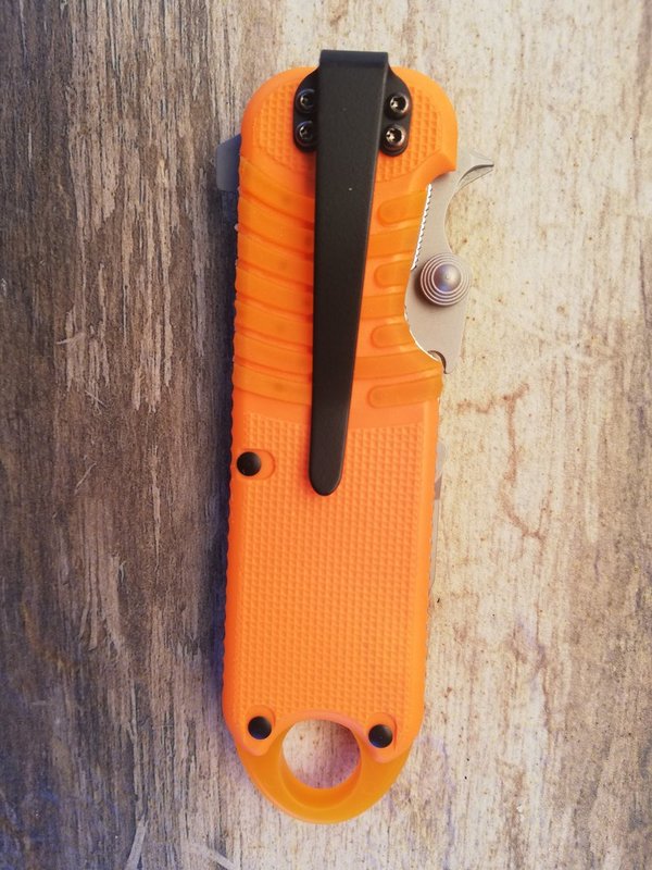 FOX Knives FKMD E.R.T. Rescue Knife Orange Rettungsmesser Gurtschneider Glasbrecher Multi Tool Italy
