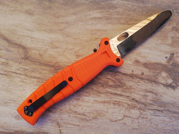 FOX knives ADVANCE RESCUE + COMBAT DIVER Knife orange Tauchermesser Rettungsmesser Klappmesser Italy
