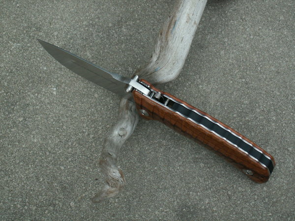 FOX knives PRO HUNTER Desert Wood Klappmesser Taschenmesser Jagdmesser LAWKS System Italy
